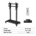 Monitor giratório suporta suporte removível de parede de parede de parede preto LED Black altura ajustável TV Stand